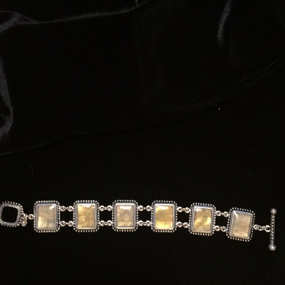 Abalone Silver braclet